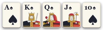 ♠のA・K・Q・J・10