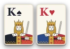 ♠Kと♥K